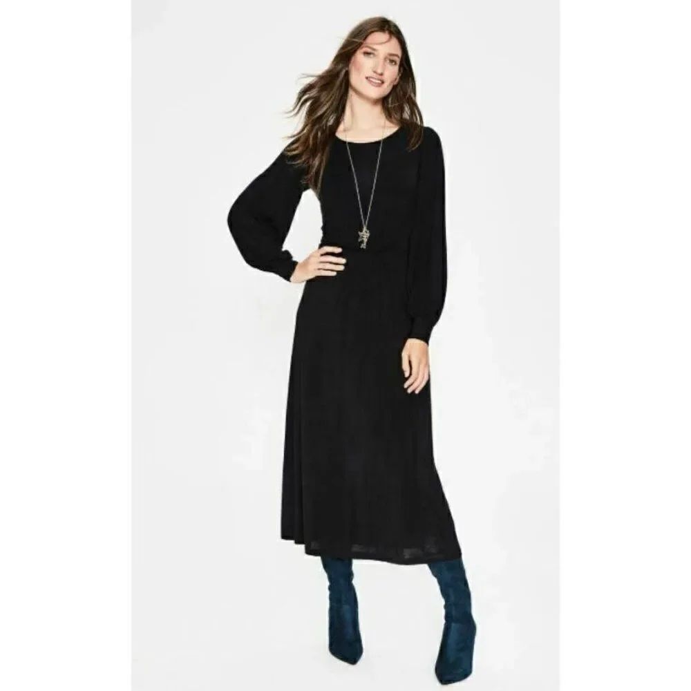 Boden Womens Zoe Jersey Midi Dress UK 16L US 12L